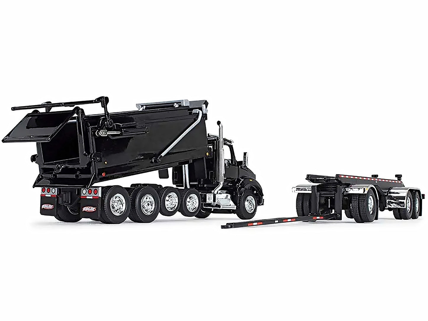 Kenworth T880 Quad-Axle Dump Truck and Rogue Transfer Tandem-Axle - Premium Kenworth Models from First Gear - Just $192.75! Shop now at Rapidvehicles