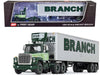 Ford LT-9000 Day Cab with Vintage 40' Dry Goods Tandem-Axle Trailer Green "Branch Motor Express" 1/64 Diecast Model by DCP/First Gear - Premium Ford Models from First Gear - Just $102.48! Shop now at Rapidvehicles