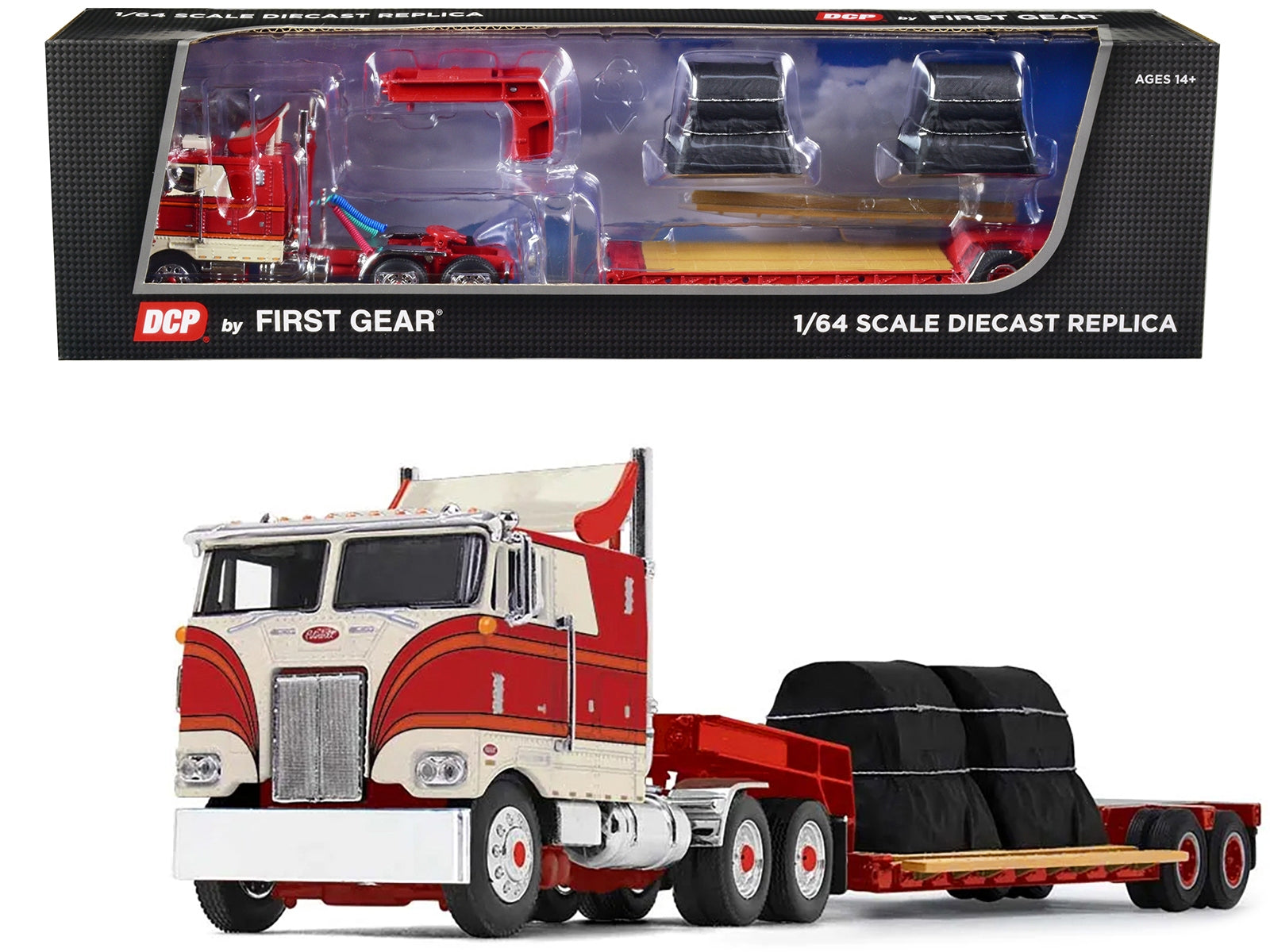 Peterbilt 352 COE 110" Sleeper with Turbo Wing and Rogers Vintage - Premium Peterbilt Models from First Gear - Just $123.29! Shop now at Rapidvehicles