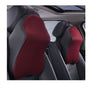 Color: Claret - Car Neck Pillow Pillow Memory Cotton Bone - Premium Automobiles Seat Covers from Rapidvehicles - Just $33.99! Shop now at Rapidvehicles