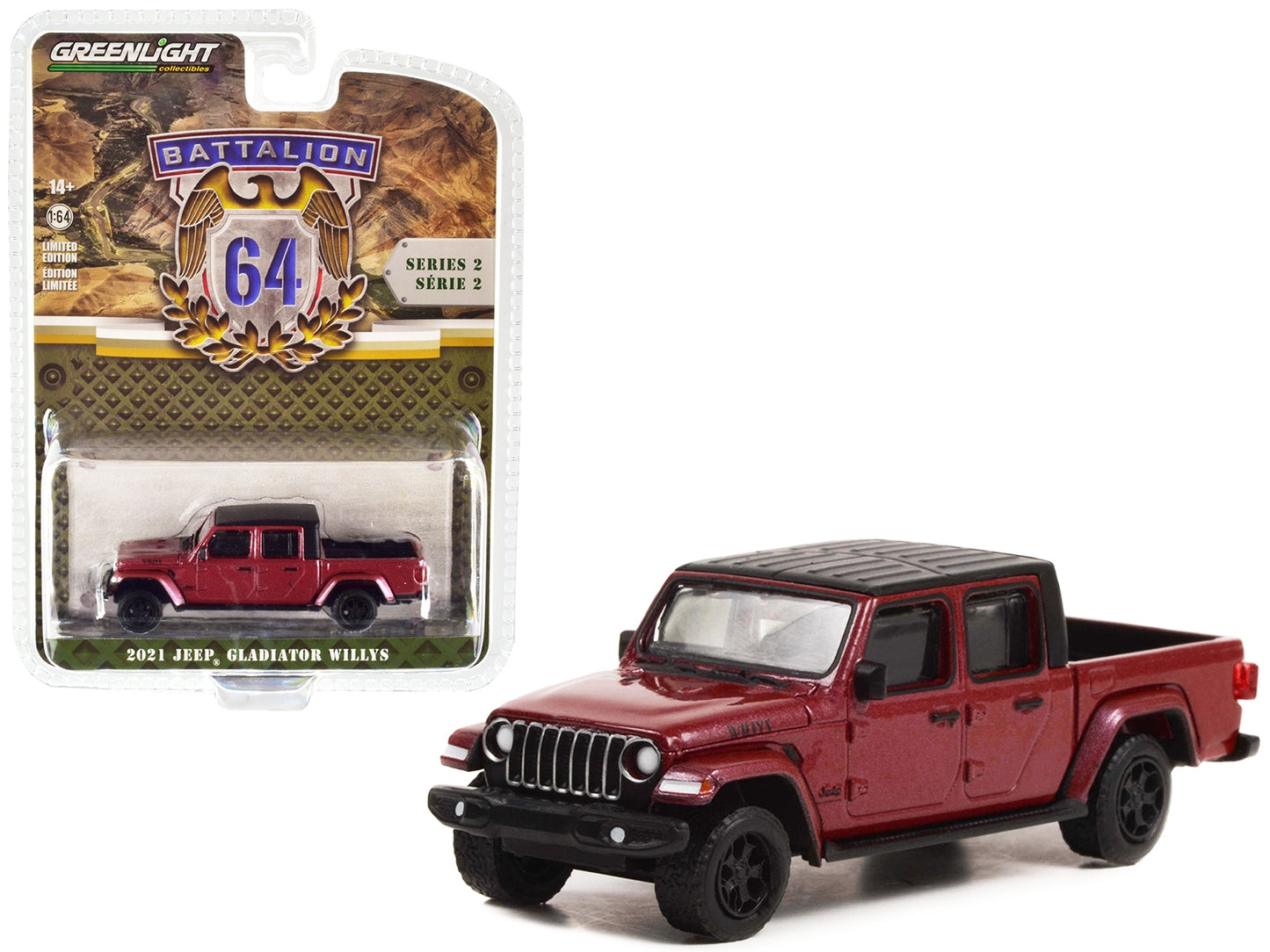 2021 Jeep Gladiator Willys Pickup Truck Snazzberry Red Metallic