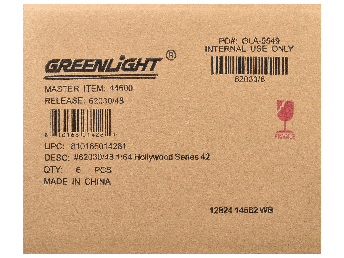 "Hollywood Series" Set of 6 pieces Release 42 1/64 Diecast Model - Premium Movie/TV Series Models from Greenlight - Just $80.99! Shop now at Rapidvehicles