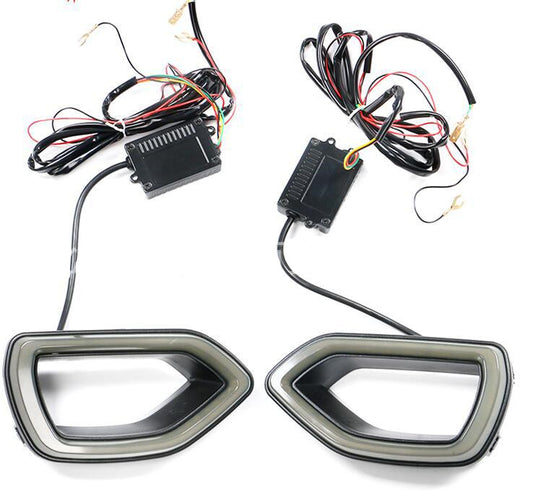 Suitable For Dodge Horse On The Net Lamp Pig Nose Lamp - Premium Car Lights from Rapidvehicles - Just $152.99! Shop now at Rapidvehicles