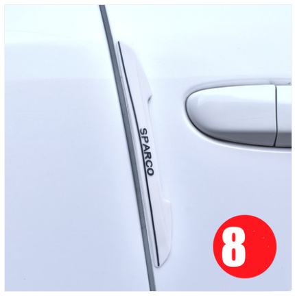 Car door anti-collision car anti-collision stickers door anti-smashing anti-smashing supplies rearview mirror universal thickening decoration - Style: 9style, Quantity: Q8pcs - Premium Other Exterior Accessories from Rapidvehicles - Just $39.06! Shop now at Rapidvehicles