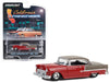 1955 Chevrolet Bel Air Lowrider Ruby Red and Matt Bronze "California Lowriders" Series 3 1/64 Diecast Model Car by Greenlight