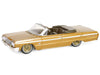 1964 Chevrolet Impala Convertible Lowrider Gold Metallic with Gold Interior "California Lowriders" Series 5 1/64 Diecast Model Car by Greenlight - Premium Chevrolet Models from Greenlight - Just $23.45! Shop now at Rapidvehicles