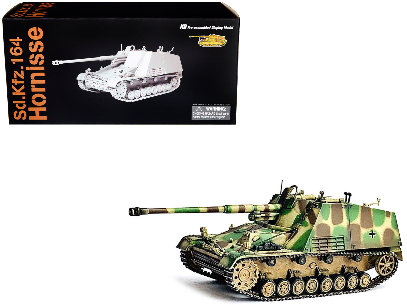 German Sd.Kfz.164 Hornisse "Nashorn" Armored Vehicle "German Army" "NEO Dragon Armor" Series 1/72 Plastic Model by Dragon Models free shipping USA