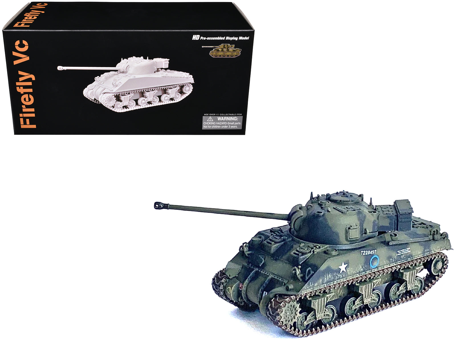 British Sherman Firefly VC Tank "1st Armoured Division Normandy France" (1944) "NEO Dragon Armor" Series 1/72 Plastic Model by Dragon Models free shipping USA
