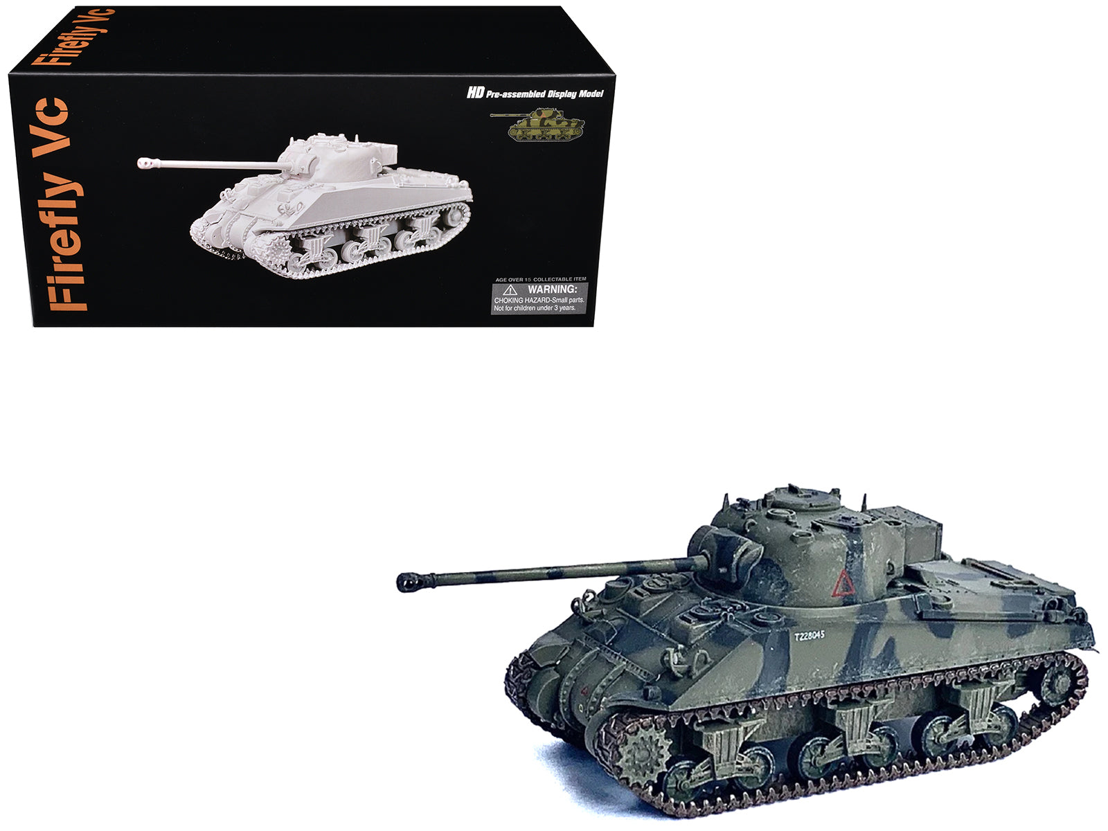 British Sherman Firefly VC Tank "4th/7th Royal Dragoon Guard 8th Armoured Brigade France" (1944) "NEO Dragon Armor" Series 1/72 Plastic Model by Dragon Models free shipping USA