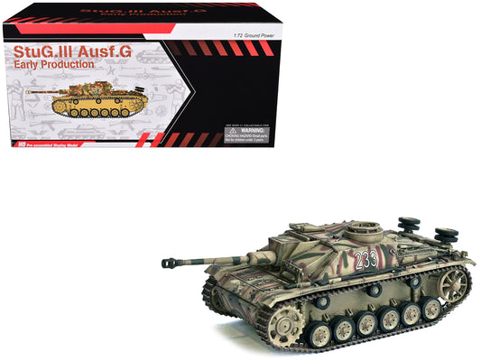 Germany StuG III Ausf. G "Early Production" Tank "#233 Pz.Abt. 103 3.Pz.Gren. Div. Rome" (1943) "NEO Dragon Armor" Series 1/72 Plastic Model by Dragon Models free shipping USA