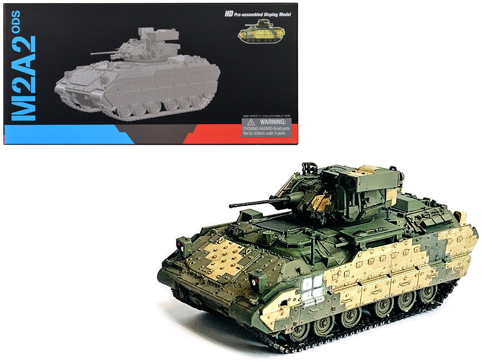 Ukraine M2A2 ODS Light Tank 3-Tone Camouflage "NEO Dragon Armor" Series 1/72 Plastic Model by Dragon Models free shipping USA