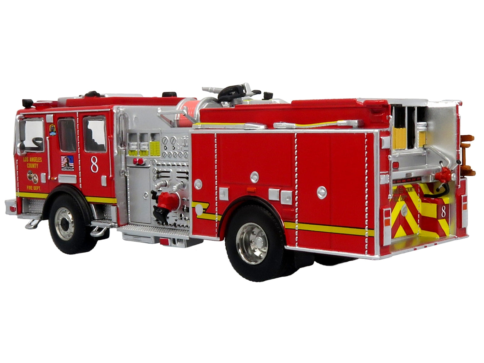 KME Predator Fire Engine #8 "Los Angeles County Fire Department" - Premium Fire and Rescue Models from Iconic Replicas - Just $138.59! Shop now at Rapidvehicles