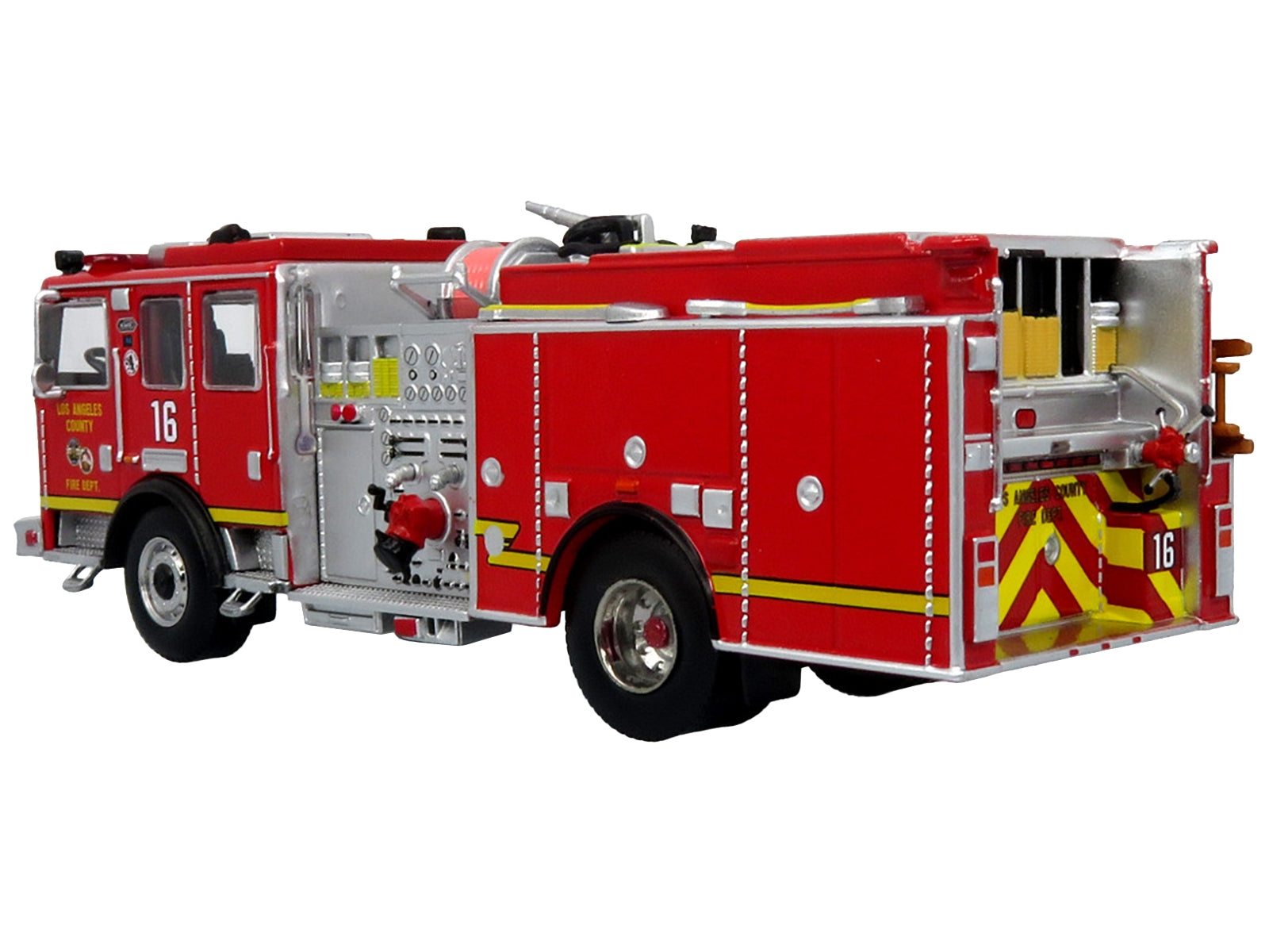 KME Predator Fire Engine #16 "Los Angeles County Fire Department" Red "5 Alarm" Series Limited Edition to 750 pieces Worldwide 1/64 Diecast Model by Iconic Replicas - Premium Fire and Rescue Models from Iconic Replicas - Just $127.99! Shop now at Rapidvehicles