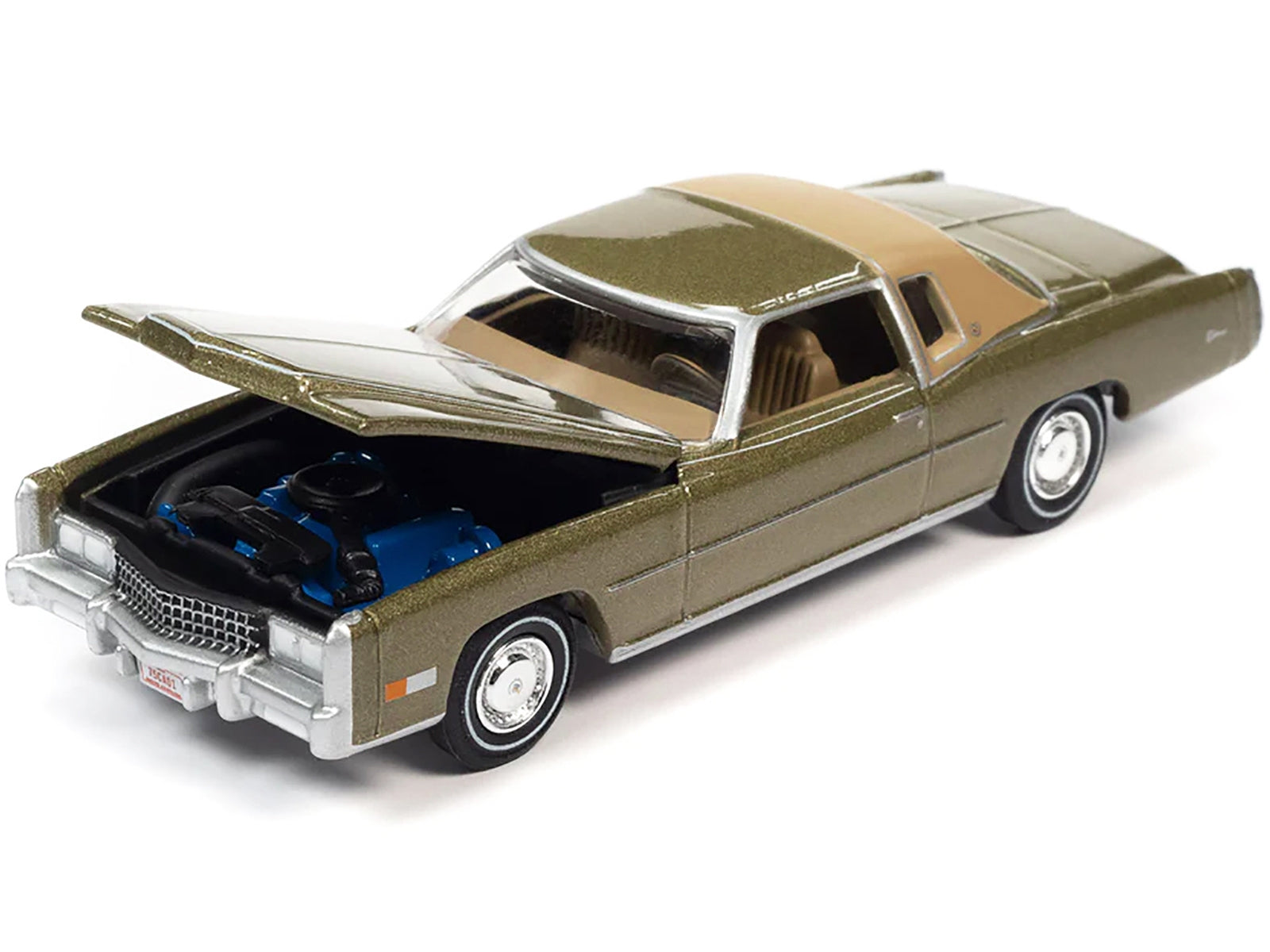 1975 Cadillac Eldorado Tarragon Gold Metallic with Rear Section - Premium Cadillac Models from Autoworld - Just $25.99! Shop now at Rapidvehicles