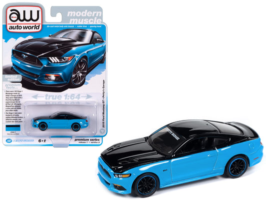 2015 Ford Mustang GT "Petty's Garage" Petty Blue and Black - Premium Mustang Models from Autoworld - Just $28.79! Shop now at Rapidvehicles