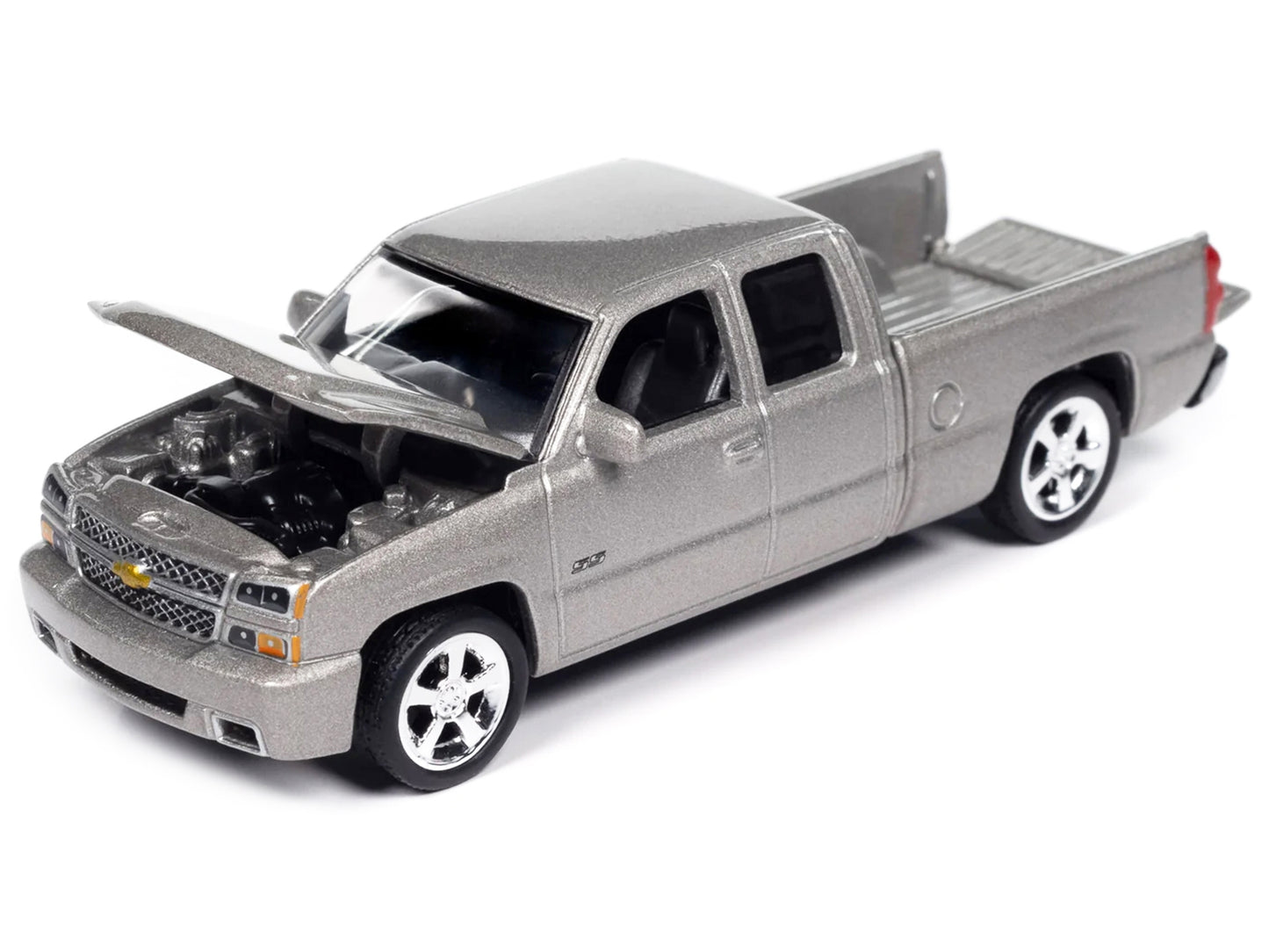 2006 Chevrolet Silverado SS Pickup Truck Silver Birch Metallic - Premium Pickup Trucks Models from Autoworld - Just $28.79! Shop now at Rapidvehicles