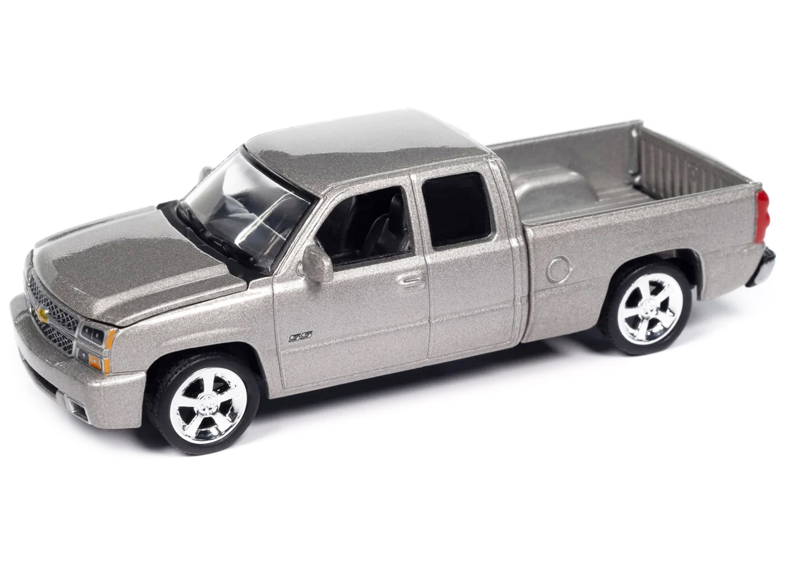 2006 Chevrolet Silverado SS Pickup Truck Silver Birch Metallic "Muscle Trucks" Series 1/64 Diecast Model Car by Auto World - Premium Pickup Trucks Models from Autoworld - Just $25.07! Shop now at Rapidvehicles