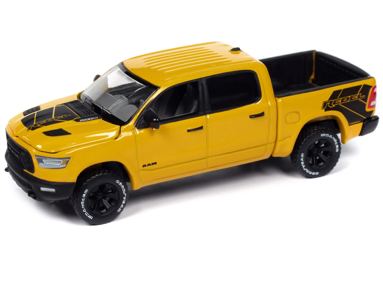 2023 Ram 1500 Rebel Havoc Edition Pickup Truck Baja Yellow "Muscle Trucks" Series 1/64 Diecast Model Car by Auto World - Premium RAM Models from Autoworld - Just $25.07! Shop now at Rapidvehicles