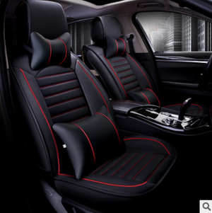 Color: Black and red, style: Luxury - New disposable leather car seat cushion Four seasons pad Summer cushion wholesale Car supplies - Premium Stowing Tidying from Rapidvehicles - Just $141.03! Shop now at Rapidvehicles