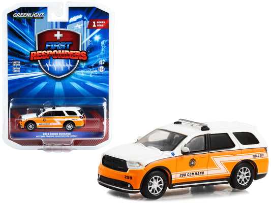 2019 Dodge Durango White and Orange "West Deer Township Volunteer - Premium Fire and Rescue Models from Greenlight - Just $26.09! Shop now at Rapidvehicles