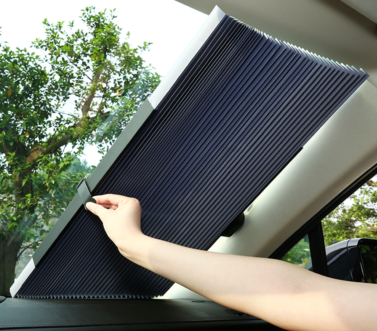 Size: Front70+Back46 - 4Size Automatic Telescopic Adjustable Sun Shade Board Sun Protection Cars Trucks Front Windshield Sun Umbrella Board Car Curtain - Premium Interior Parts from Rapidvehicles - Just $25.48! Shop now at Rapidvehicles