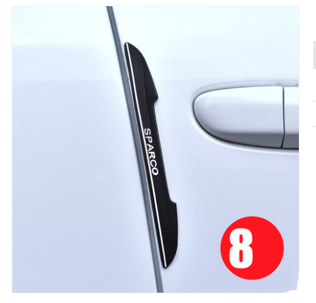 Car door anti-collision car anti-collision stickers door anti-smashing anti-smashing supplies rearview mirror universal thickening decoration - Style: 8style, Quantity: Q8pcs - Premium Other Exterior Accessories from Rapidvehicles - Just $39.06! Shop now at Rapidvehicles