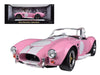 1965 Shelby Cobra 427 S/C Pink with White Stripes with Printed - Premium  from Rapidvehicles - Just $106.99! Shop now at Rapidvehicles