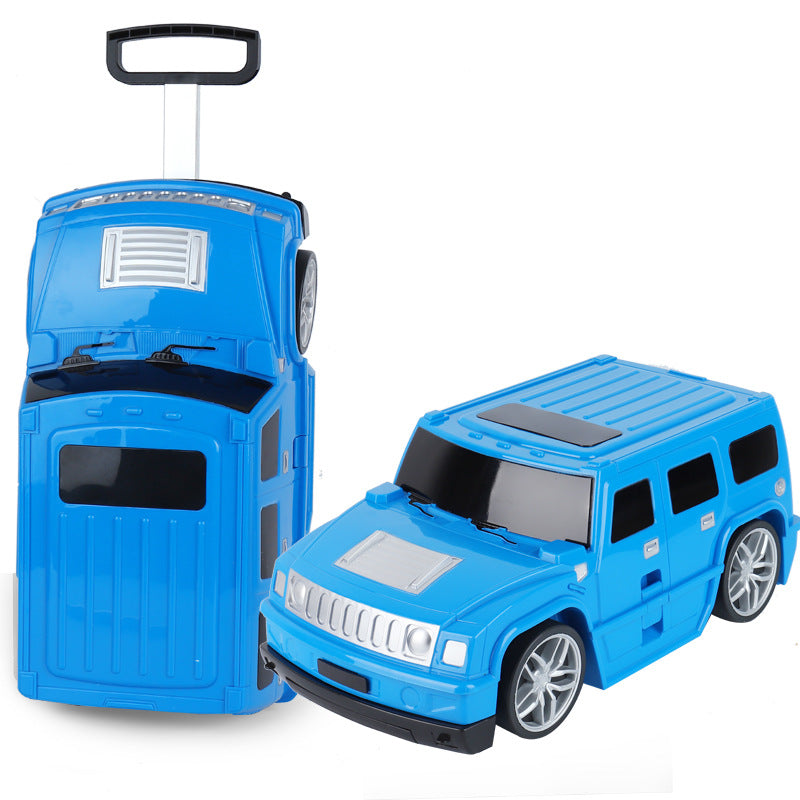 Color: 3703 Blue - Children's Remote-control Automobile Suitcase - Premium Boys Bags from Rapidvehicles - Just $175.99! Shop now at Rapidvehicles