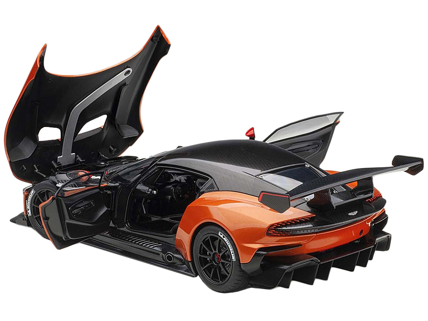 Aston Martin Vulcan Madagascar Orange with Carbon Top 1/18 Model - Premium Aston Martin Models from Autoart - Just $322.19! Shop now at Rapidvehicles