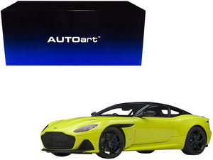 Aston Martin DBS Superleggera RHD (Right Hand Drive) Lime Essence Green Metallic with Carbon Top and Carbon Accents 1/18 Model Car by Autoart - Premium Aston Martin Models from Autoart - Just $297.14! Shop now at Rapidvehicles