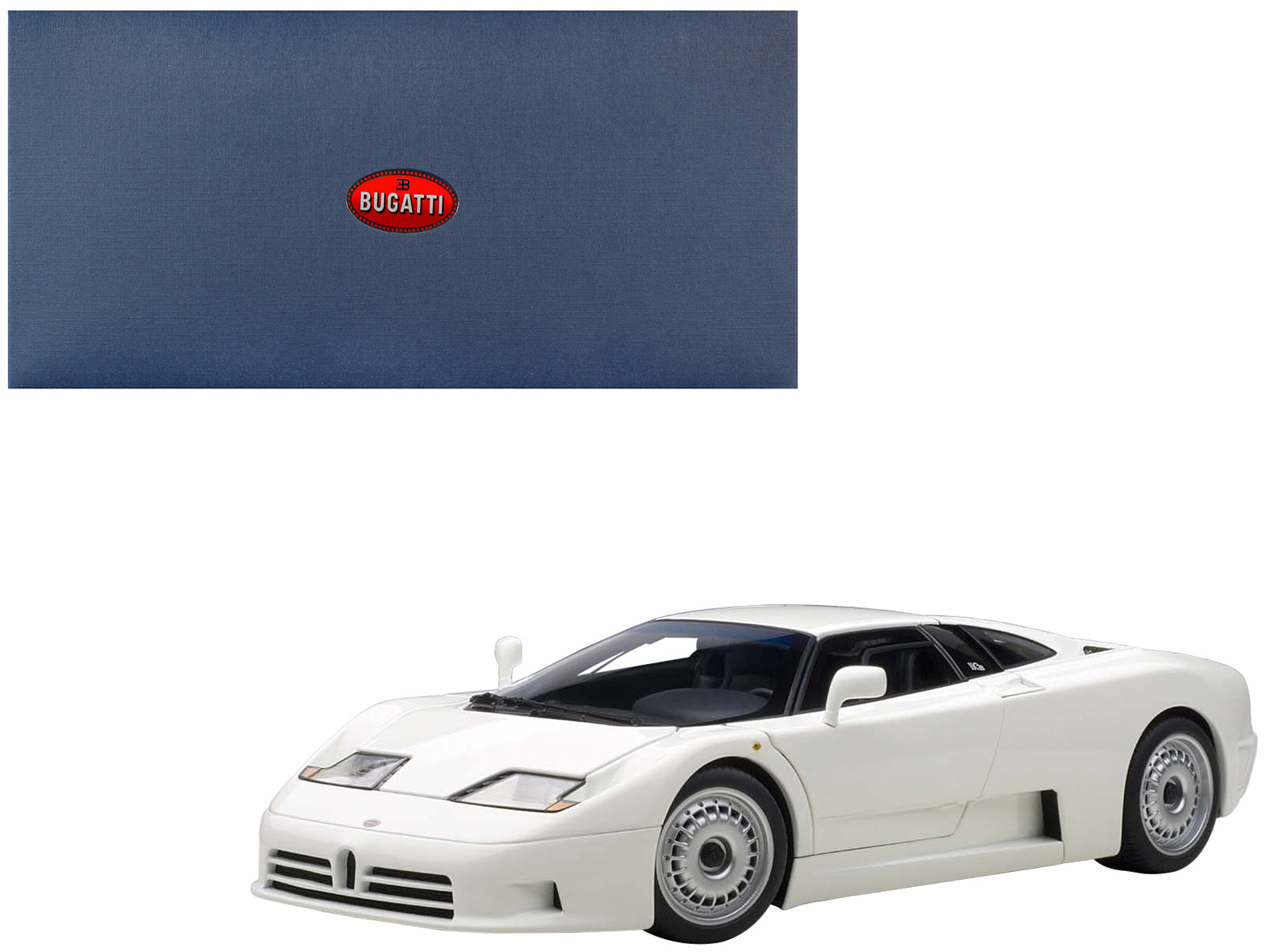 Bugatti EB110 GT White 1/18 Diecast Model Car by Autoart free shipping USA