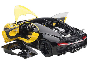 Bugatti Chiron Jaune Molsheim Yellow and Nocturne Black 1/18 Model Car by Autoart - Premium Bugatti Models from Autoart - Just $309.99! Shop now at Rapidvehicles