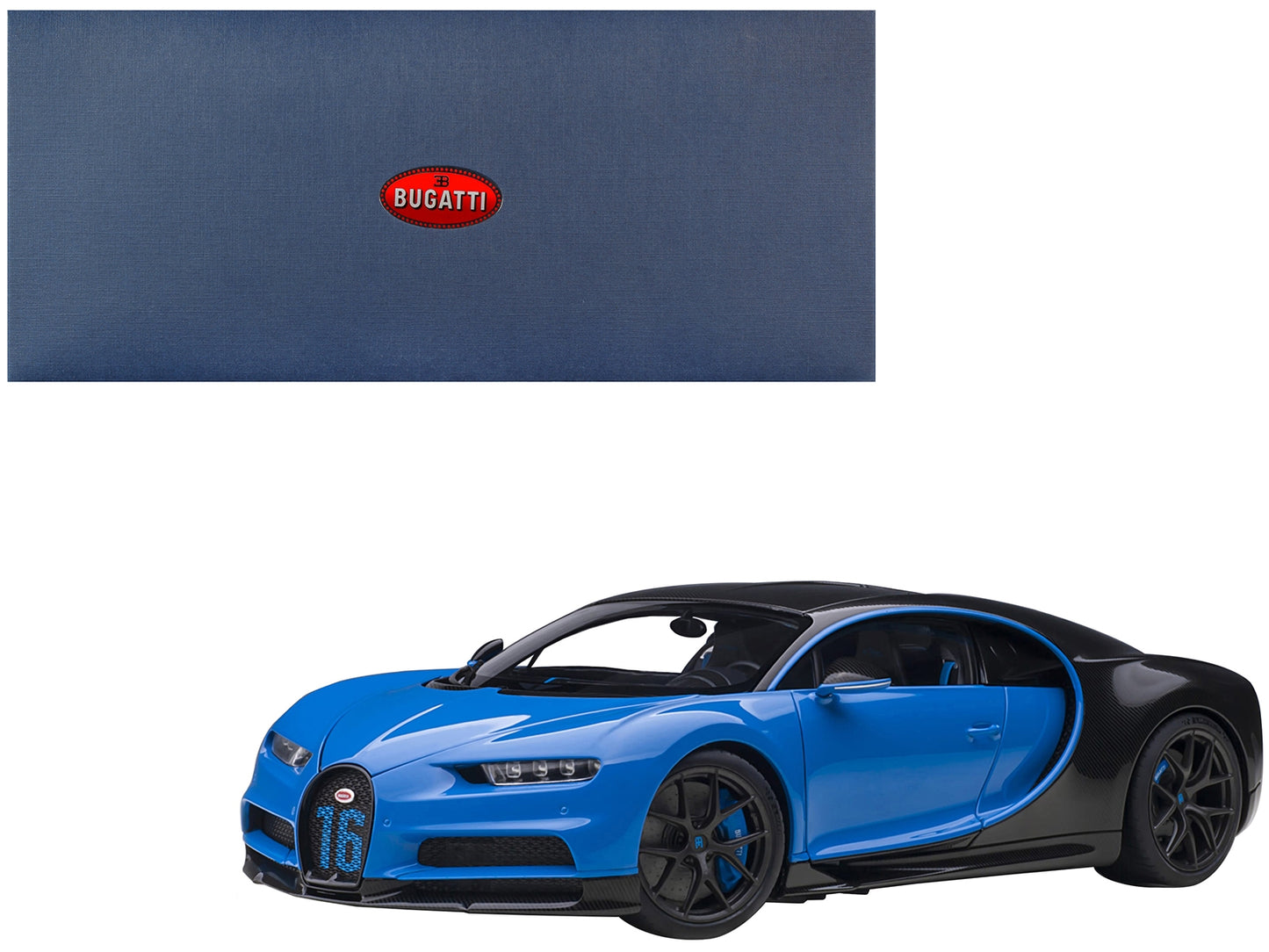 2019 Bugatti Chiron Sport French Racing Blue and Carbon 1/18 - Premium Bugatti Models from Autoart - Just $347.99! Shop now at Rapidvehicles