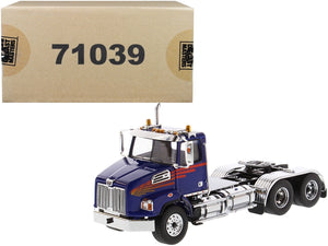 Western Star 4700 SB Tandem Day Cab Tractor Blue 1/50 Diecast Model by Diecast Masters - Premium Western Star from Diecast Masters - Just $89.49! Shop now at Rapidvehicles