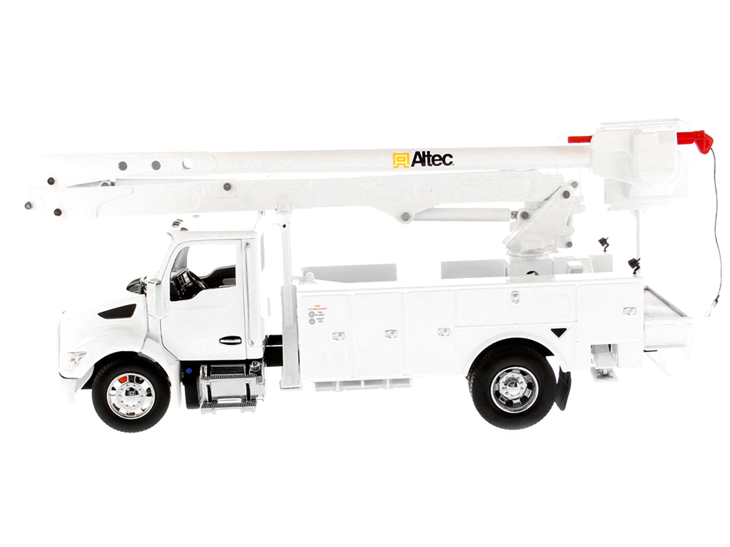 Kenworth T380 with Altec AA55 Aerial Service Truck White - Premium Kenworth Models from Diecast Masters - Just $182.69! Shop now at Rapidvehicles