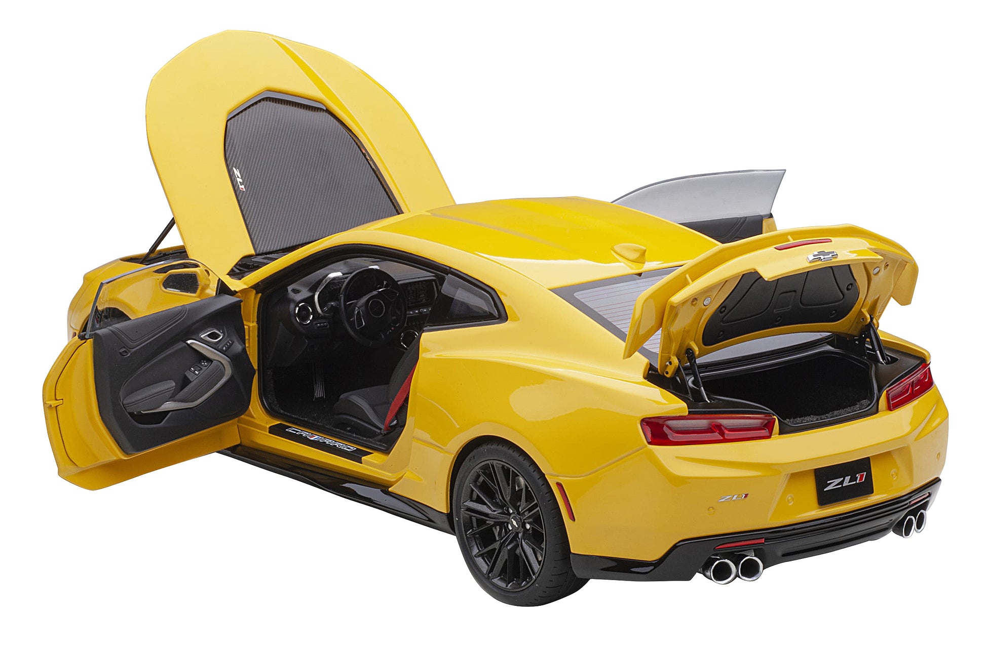 Chevrolet Camaro ZL1 Bright Yellow 1/18 Model Car by Autoart - Premium Chevrolet Models from Autoart - Just $221.74! Shop now at Rapidvehicles