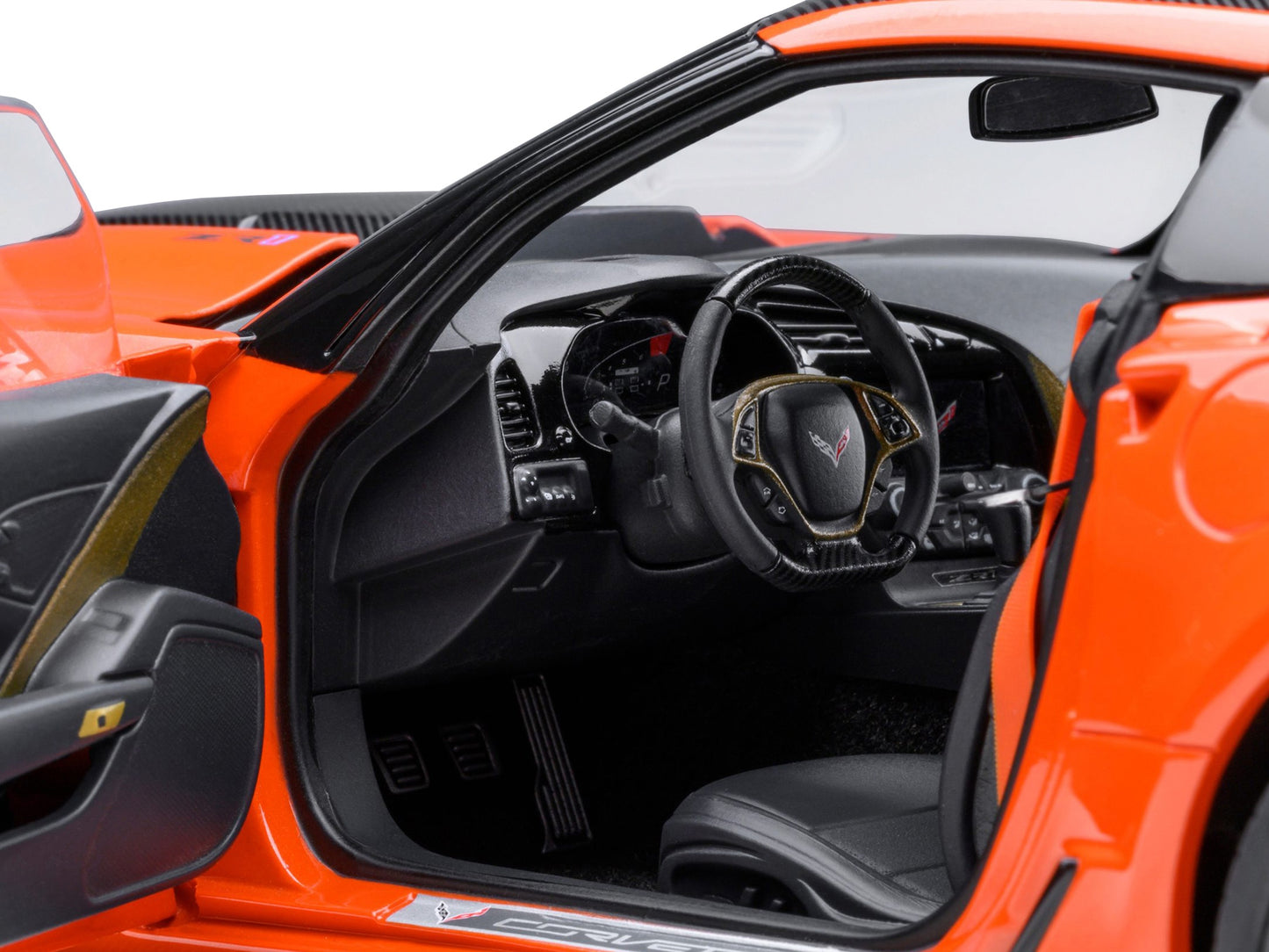 2019 Chevrolet Corvette C7 ZR1 Sebring Orange Tintcoat with Carbon Top 1/18 Model Car by Autoart - Premium Corvette Models from Autoart - Just $312.99! Shop now at Rapidvehicles