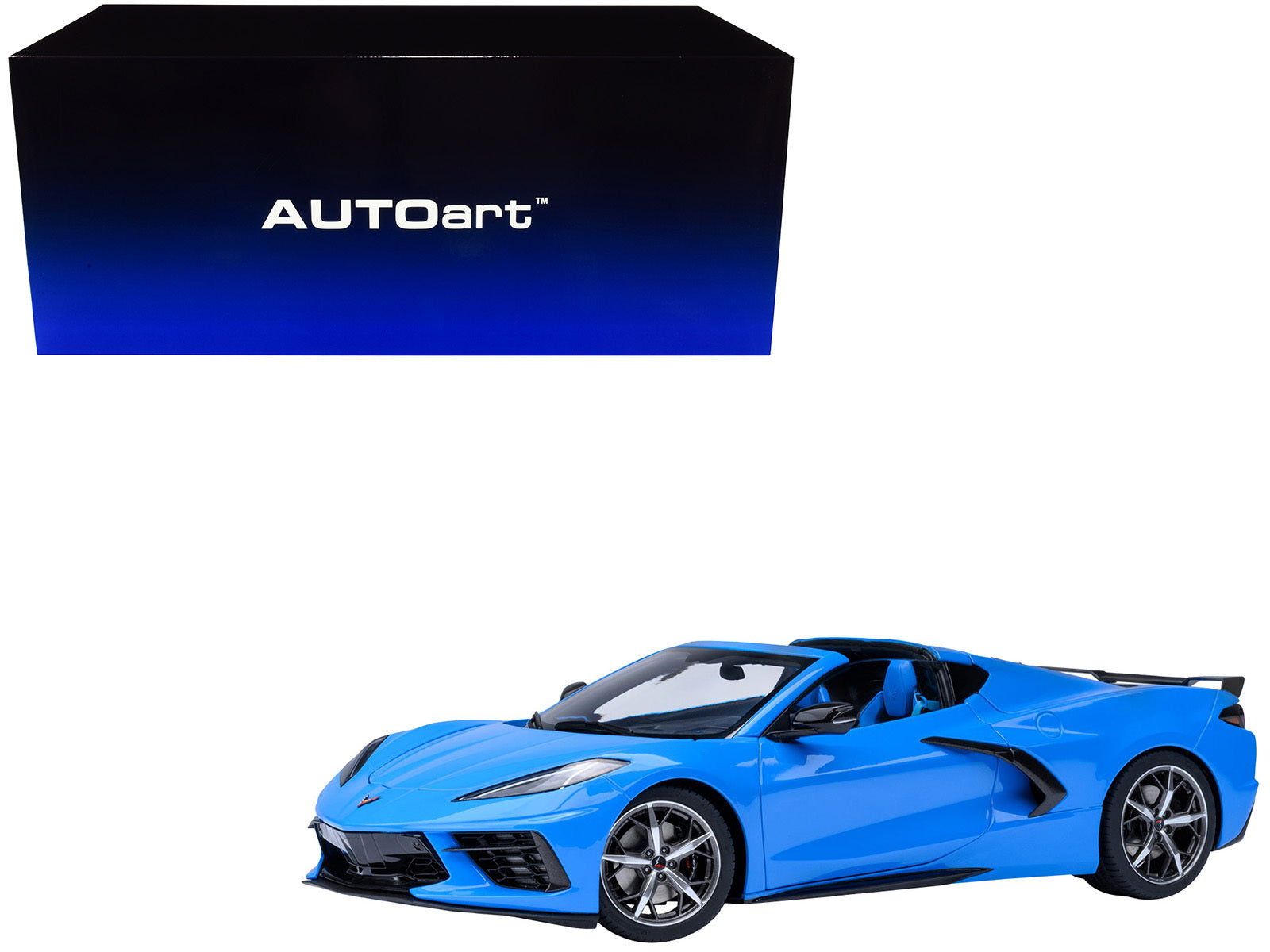 2020 Chevrolet Corvette C8 Stingray Rapid Blue 1/18 Model Car by Autoart - Premium Chevrolet Models from Autoart - Just $284.45! Shop now at Rapidvehicles