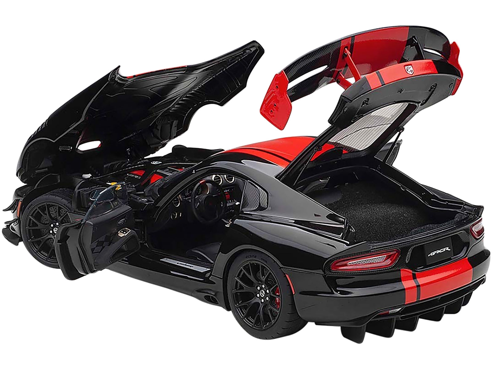 2017 Dodge Viper 1:28 Edition ACR Black with Red Stripes 1/18 - Premium Dodge Models from Autoart - Just $326.99! Shop now at Rapidvehicles