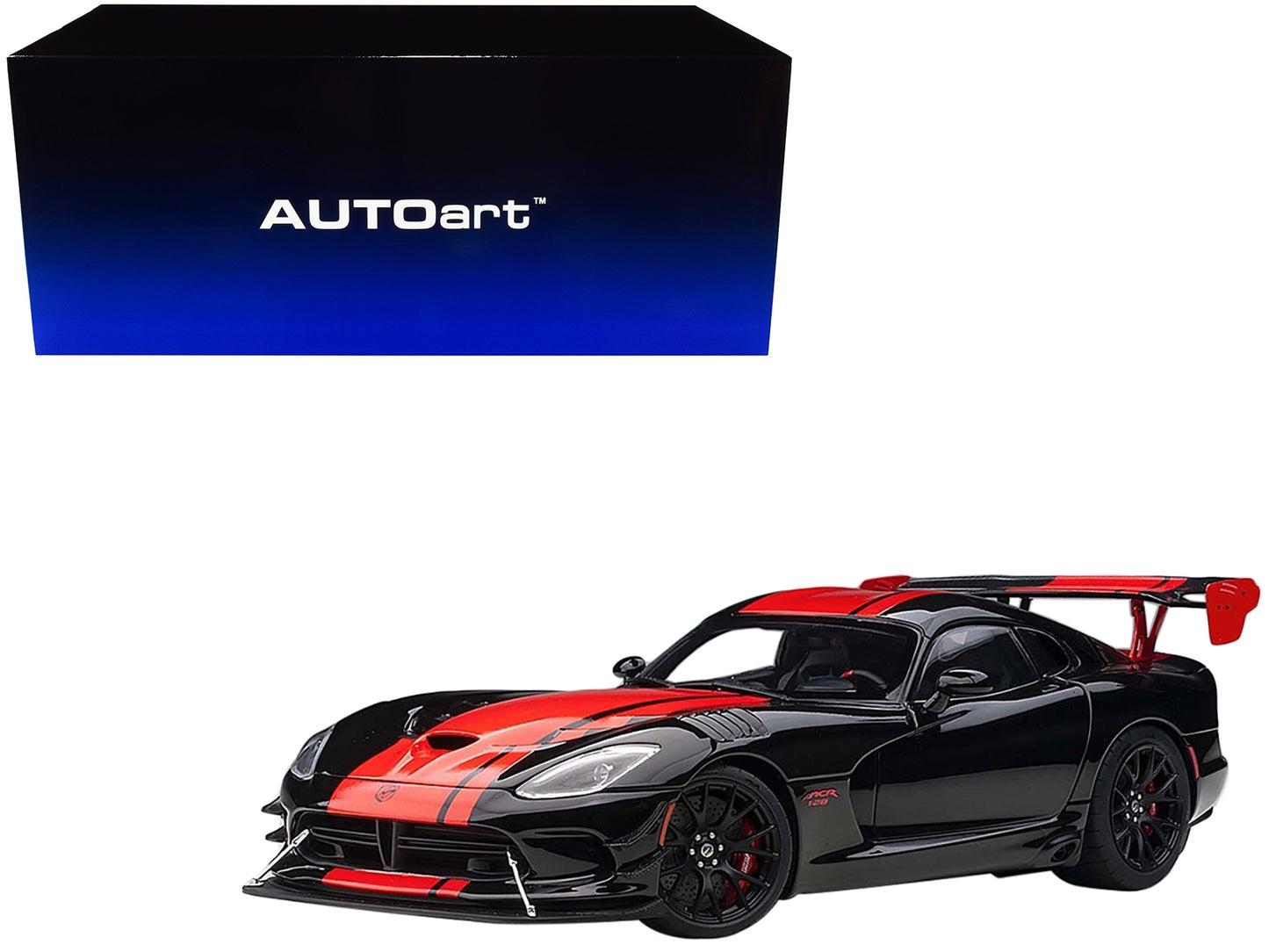 2017 Dodge Viper 1:28 Edition ACR Black with Red Stripes 1/18 - Premium Dodge Models from Autoart - Just $326.99! Shop now at Rapidvehicles