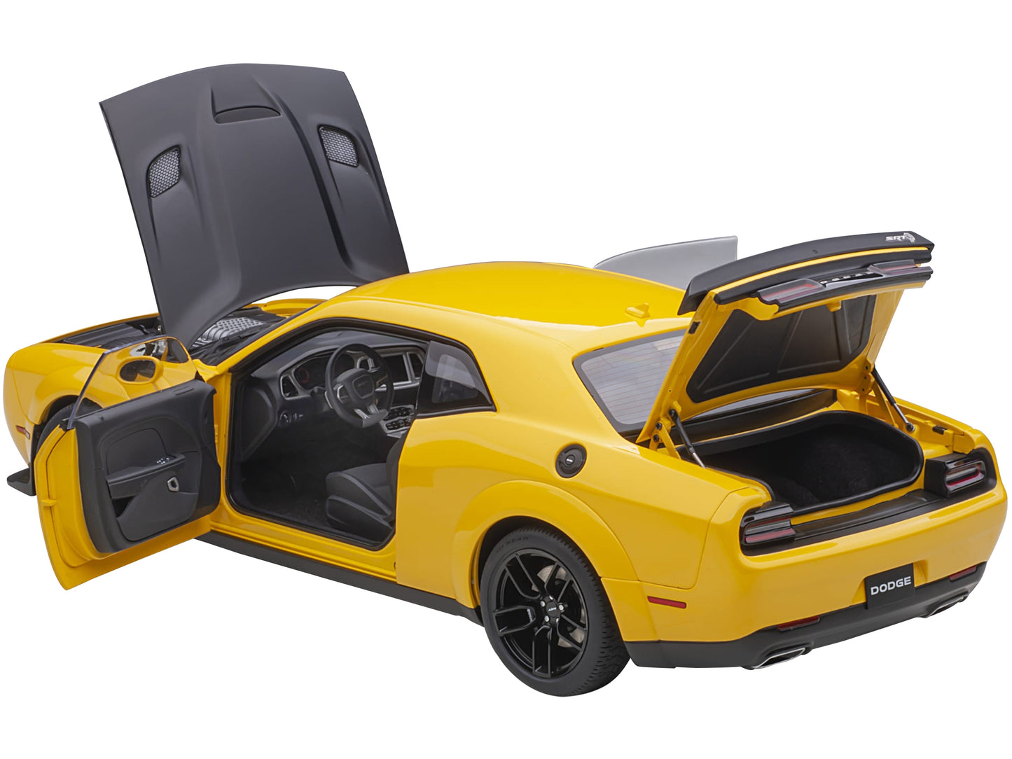 Dodge Challenger SRT Hellcat Widebody Yellow Jacket with Satin - Premium Dodge Models from Autoart - Just $334.79! Shop now at Rapidvehicles