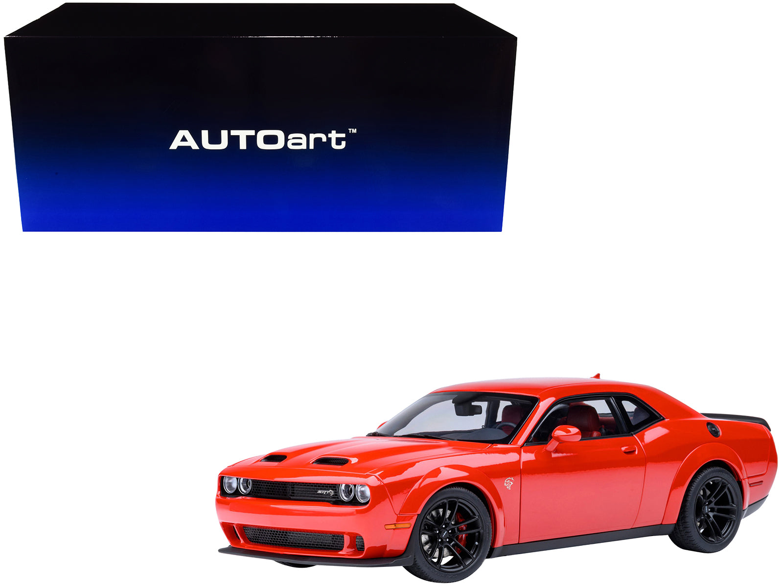 2022 Dodge Challenger SRT Jailbreak Torred with Red Interior 1/18 Model Car by Autoart free shipping USA