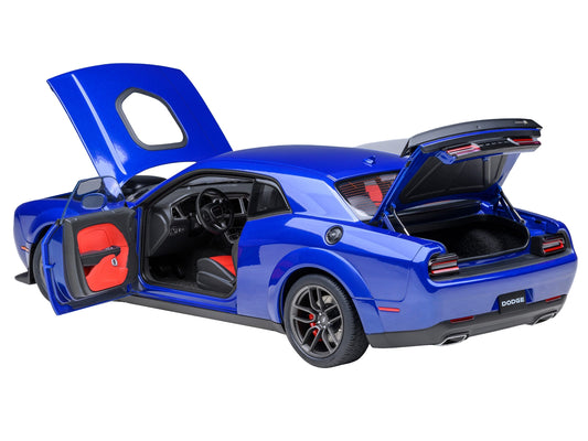 2022 Dodge Challenger R/T Scat Pack Widebody Indigo Blue 1/18