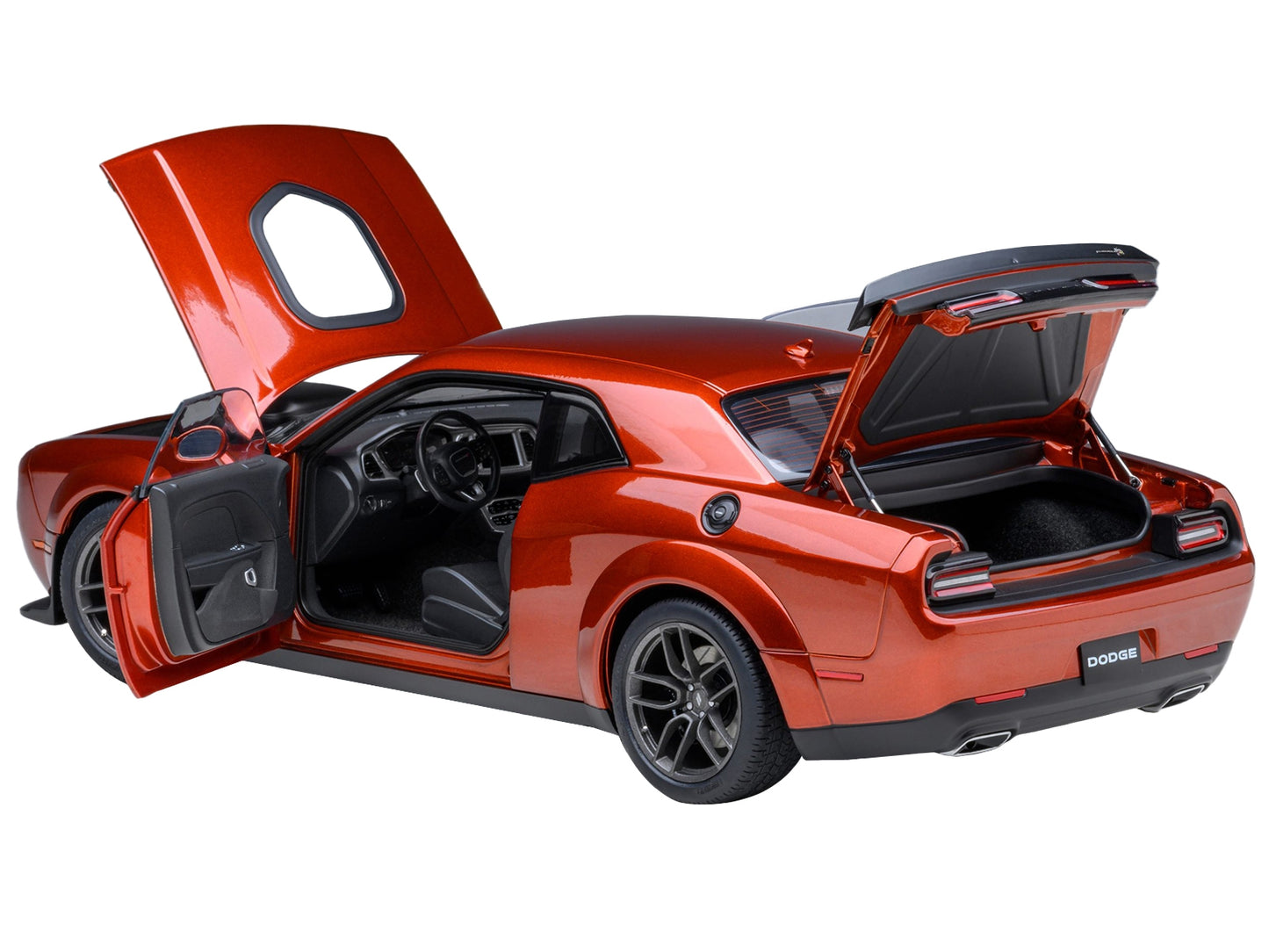 2022 Dodge Challenger R/T Scat Pack Widebody Sinamon Stick Orange - Premium Dodge Models from Autoart - Just $322.19! Shop now at Rapidvehicles