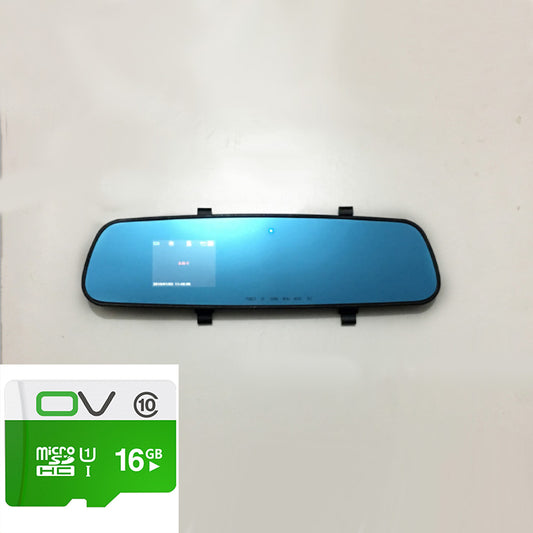 Color: Blue With 16GB, Size: 2.4inch - 1080P HD Rearview Mirror - Premium Car Mirror Video from Rapidvehicles - Just $50.99! Shop now at Rapidvehicles