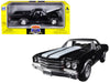 1970 Chevrolet El Camino SS Black with White Stripes "Muscle Car Collection" 1/25 Diecast Model Car by New Ray - Premium Chevrolet Models from New Ray - Just $54.76! Shop now at Rapidvehicles