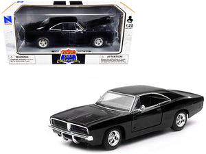 1969 Dodge Charger R/T Black "Muscle Car Collection" 1/25 Diecast Model Car by New Ray - Premium  from New Ray - Just $41.99! Shop now at Rapidvehicles