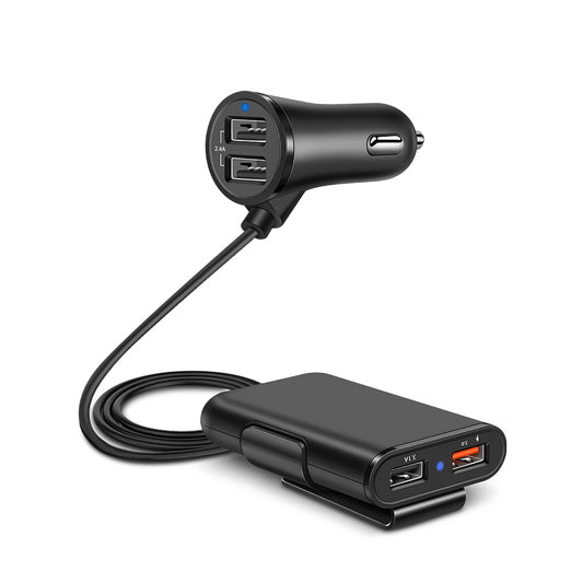 Smart QC3.0 Quick Car USB Charger With A Clip - Premium Automotive from Teal Simba - Just $21.99! Shop now at Rapidvehicles