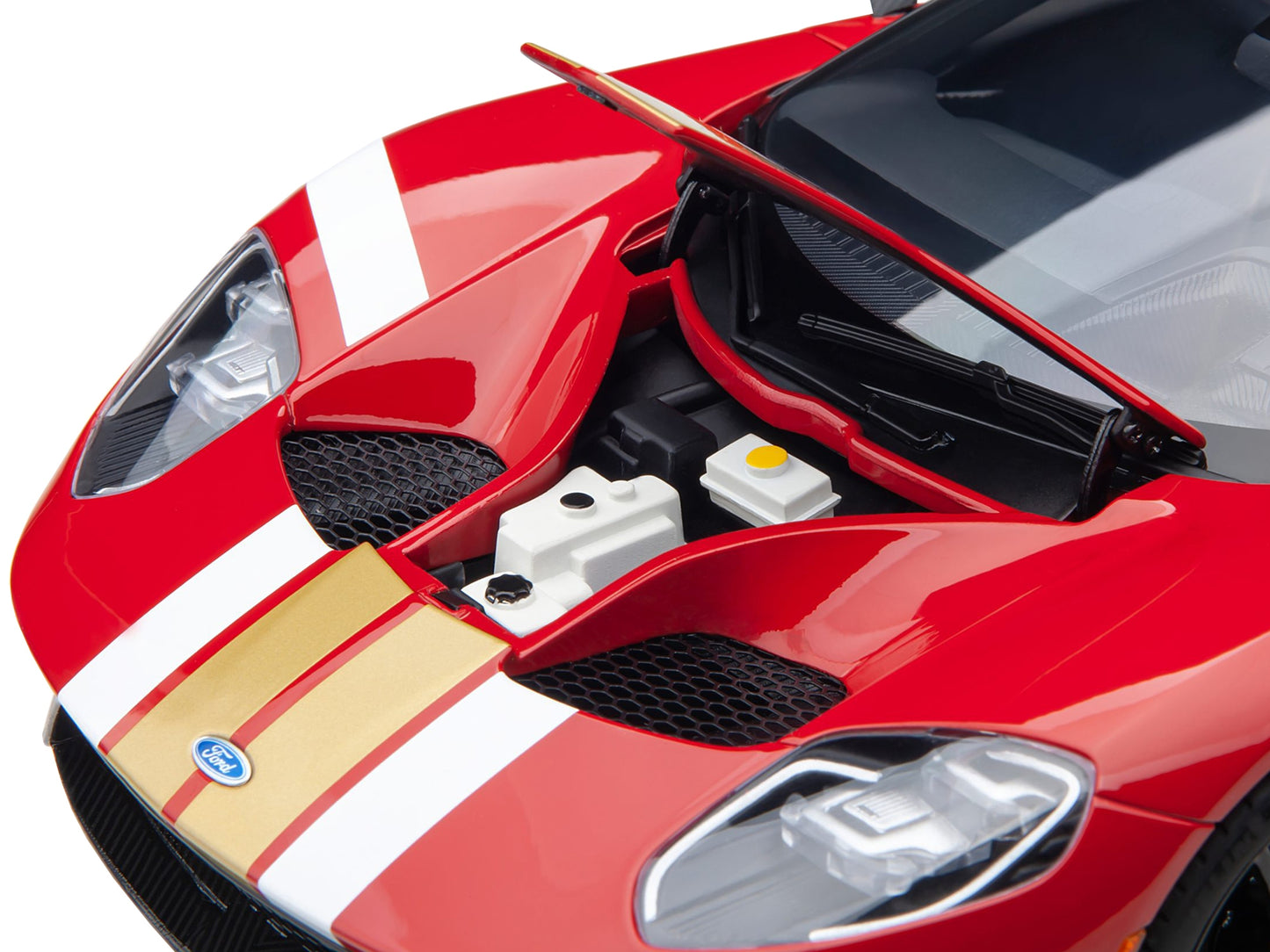 Ford GT Heritage Edition #16 "Alan Mann" Red Metallic with Gold - Premium Ford Models from Autoart - Just $349.19! Shop now at Rapidvehicles