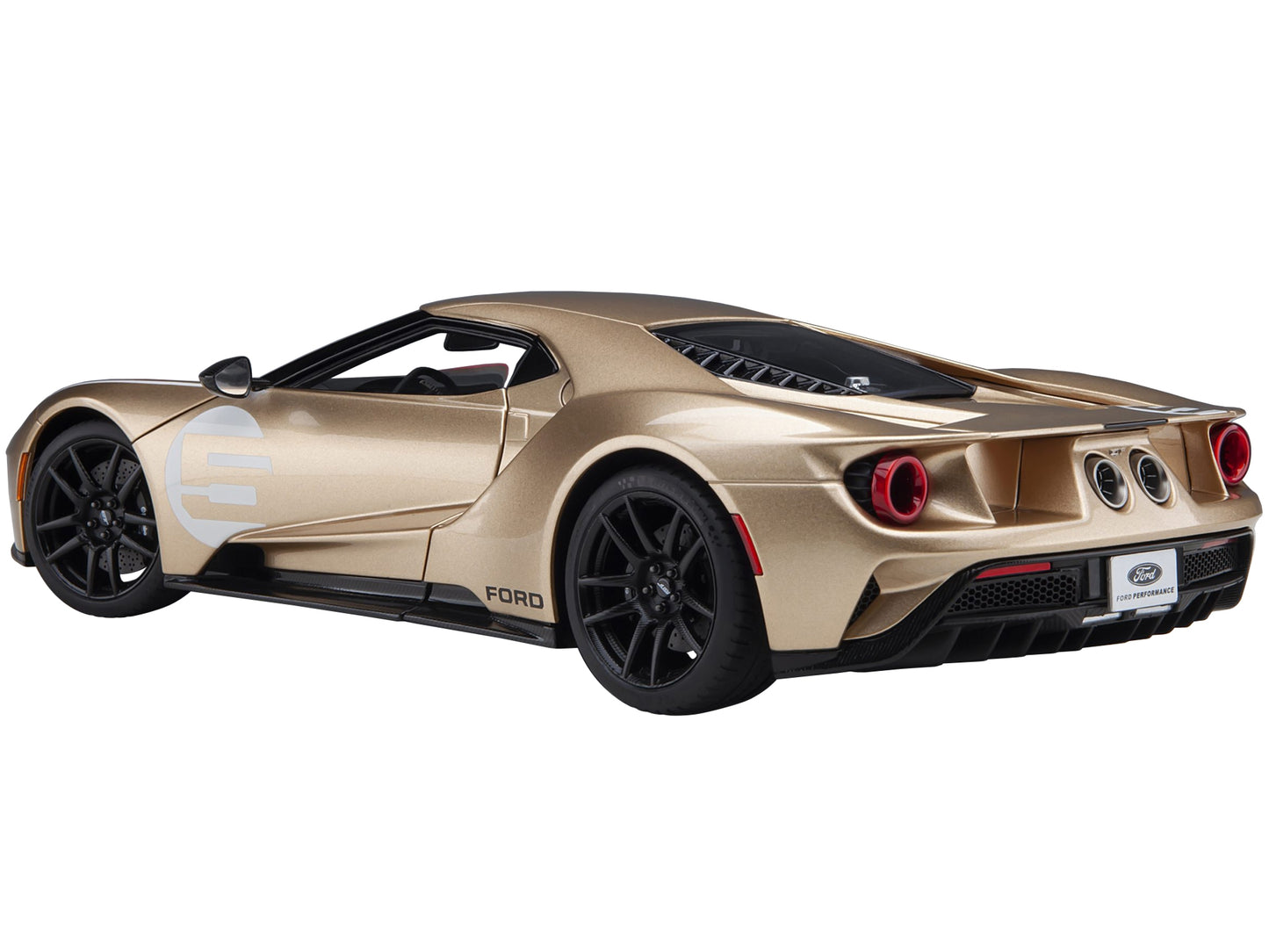 Ford GT Heritage Edition #5 "Holman Moody" Gold Metallic with RedFREE SHIPPING IN US - Premium Ford Models from Autoart - Just $349.19! Shop now at Rapidvehicles